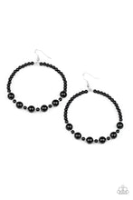 Load image into Gallery viewer, Boss Posh - Black Earrings Paparazzi Accessories