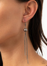 Load image into Gallery viewer, SLEEK-ing Revenge - Black Earrings Paparazzi Accessories