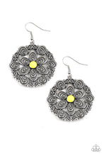 Load image into Gallery viewer, Grove Groove Yellow Earring Paparazzi Accessories