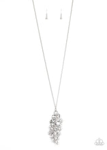 Load image into Gallery viewer, Take a Final BOUGH - White Rhinestone Necklace Paparazzi Accessories