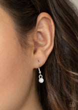 Load image into Gallery viewer, Take a Final BOUGH - White Rhinestone Necklace Paparazzi Accessories