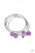 Load image into Gallery viewer, Prairie Plains - Purple Bangle Bracelets Paparazzi Accessories
