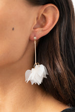 Load image into Gallery viewer, Suspended In Time - Gold Earrings Paparazzi Accessories