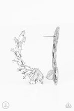 Load image into Gallery viewer, Because ICE Said So - White Earrings Paparazzi Accessories