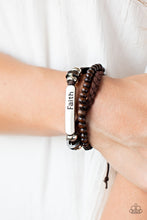 Load image into Gallery viewer, Let Faith Be Your Guide - Brown Urban Bracelet Paparazzi Accessories