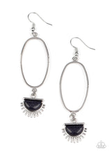 Load image into Gallery viewer, SOL Purpose - Blue Earrings Paparazzi Accessories