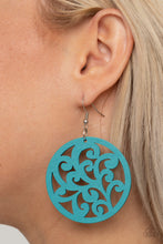 Load image into Gallery viewer, Fresh Off The Vine - Blue Earrings Paparazzi Accessories