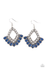 Load image into Gallery viewer, Just BEAM Happy - Blue Earrings Paparazzi Accessories