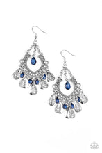 Load image into Gallery viewer, Musical Gardens - Blue Earrings Paparazzi Accessories