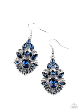Load image into Gallery viewer, Ice Castle Couture - Blue Earrings Paparazzi Accessories