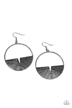 Load image into Gallery viewer, Reimagined Refinement - Black Earrings Paparazzi Accessories