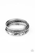 Load image into Gallery viewer, Revved Up Rhinestones - Multi Bangle Bracelets Paparazzi Accessories