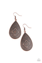 Load image into Gallery viewer, Tribal Takeover - Copper Earrings Paparazzi Accessories