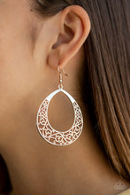 Load image into Gallery viewer, Vineyard Venture - Rose Gold Earrings Paparazzi Accessories