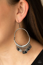 Load image into Gallery viewer, Speed of SPOTLIGHT - Black Earrings Paparazzi Accessories