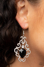 Load image into Gallery viewer, Happily Ever AFTERGLOW - Black Earrings Paparazzi Accessories