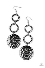 Load image into Gallery viewer, Blooming Baubles - Black Earrrings Paparazzi Accessories