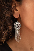 Load image into Gallery viewer, Blissfully Botanical - Black Earrings Paparazzi Accessories