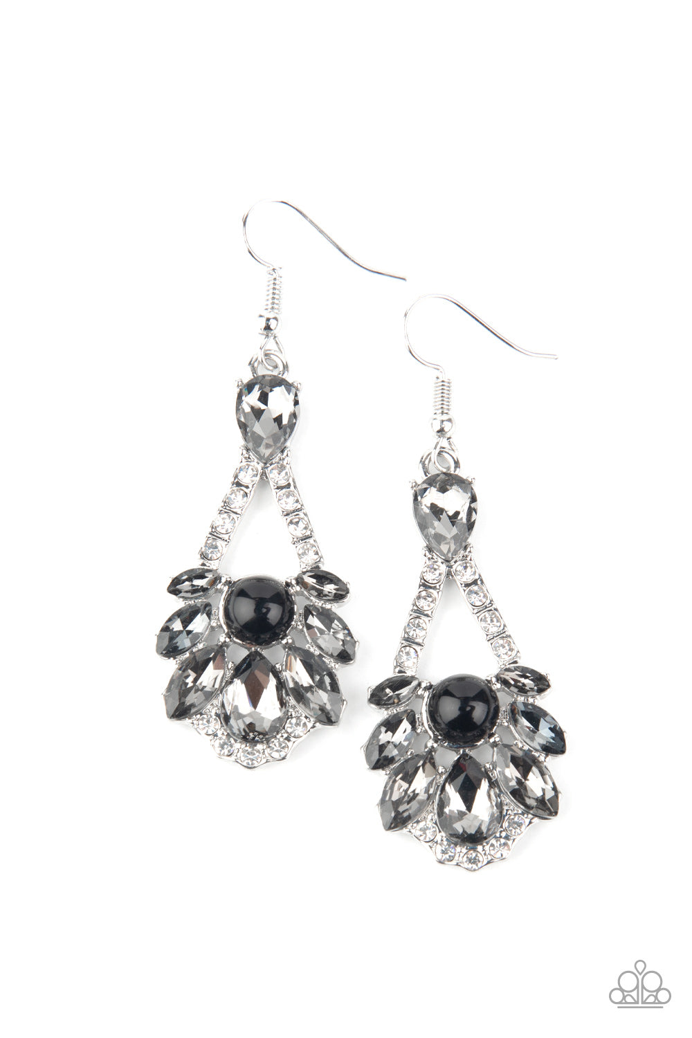 Prismatic Presence - Black Earrings Paparazzi Accessories