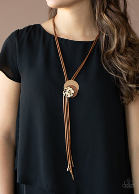 Im FELINE Good - Brown Necklace Paparazzi Accessories