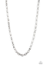 Load image into Gallery viewer, Grit and Gridiron Silver Necklace Paparazzi Accessories