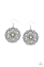 Load image into Gallery viewer, Grove Groove - Green Earrings Paparazzi Accessories