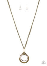 Load image into Gallery viewer, Elliptical Essence Green Necklace Paparazzi Accessories