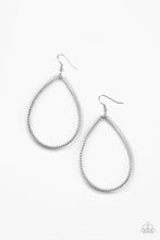 Load image into Gallery viewer, Just ENCASE You Missed It - Silver Earrings Paparazzi Accessories