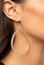 Load image into Gallery viewer, Just ENCASE You Missed It - Silver Earrings Paparazzi Accessories