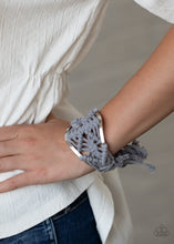 Load image into Gallery viewer, Macrame Mode - Silver Bracelet Paparazzi Accessories