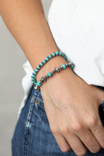 Load image into Gallery viewer, Cactus Quest - Blue Bracelet Paparazzi Accessories