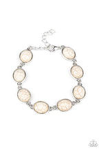 Load image into Gallery viewer, Nice Stonework - White Bracelet Paparazzi Accessories