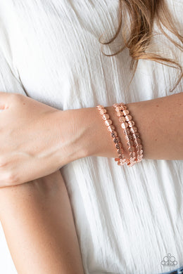 Hammered Heirloom - Copper Bracelet Paparazzi Accessories