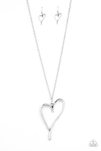 Load image into Gallery viewer, HEARTS So Good - Silver Necklace Paparazzi Accessories