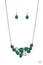 Load image into Gallery viewer, Breathtaking Brilliance - Green Necklace Paparazzi Accessories