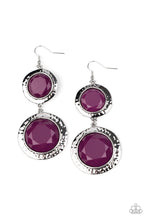 Load image into Gallery viewer, Thrift Shop Stop - Purple Earrings Paparazzi Accessories