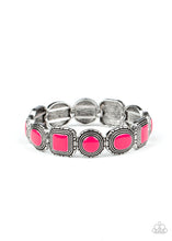 Load image into Gallery viewer, Vividly Vintage - Pink Stretchy Bracelet Paparazzi Accessories
