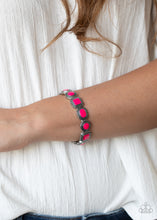 Load image into Gallery viewer, Vividly Vintage - Pink Stretchy Bracelet Paparazzi Accessories