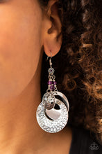 Load image into Gallery viewer, Wanderlust Garden - Purple Earrings Paparazzi Accessories