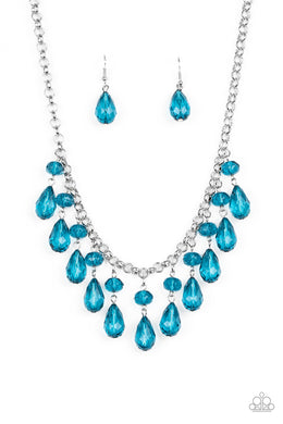 Crystal Enchantment - Blue Necklace Paparazzi Accessories