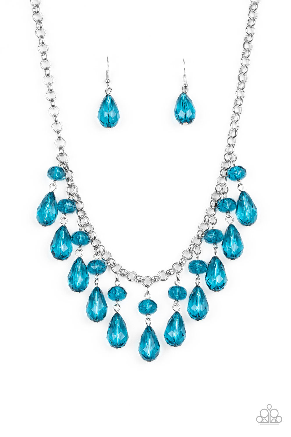 Crystal Enchantment - Blue Necklace Paparazzi Accessories