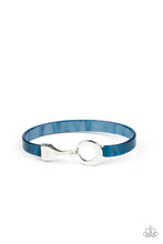 Load image into Gallery viewer, HAUTE Button Topic - Blue Toggle Bracelet Paparazzi Accessories