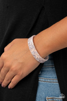 Its Getting HAUTE In Here - Pink Acrylic Cuff Bracelet Paparazzi Accessories