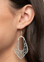 Load image into Gallery viewer, Grapevine Glamour - Silver Earrings Paparazzi Accessories