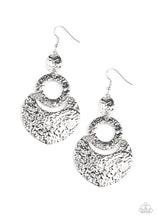 Load image into Gallery viewer, Shimmer Suite - Silver Earrings Paparazzi Accessories