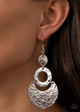 Load image into Gallery viewer, Shimmer Suite - Silver Earrings Paparazzi Accessories