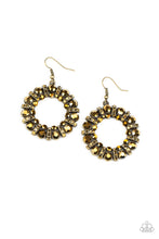 Load image into Gallery viewer, Baby, Its Cold Outside - Brass Earrings Paparazzi Accessories