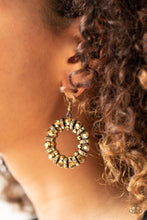 Load image into Gallery viewer, Baby, Its Cold Outside - Brass Earrings Paparazzi Accessories