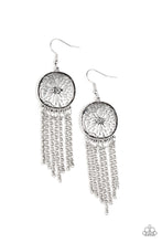 Load image into Gallery viewer, Blissfully Botanical - Silver Earrings Paparazzi Accessories