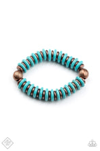 Load image into Gallery viewer, Eco Experience Blue Bracelet Paparazzi Accessories